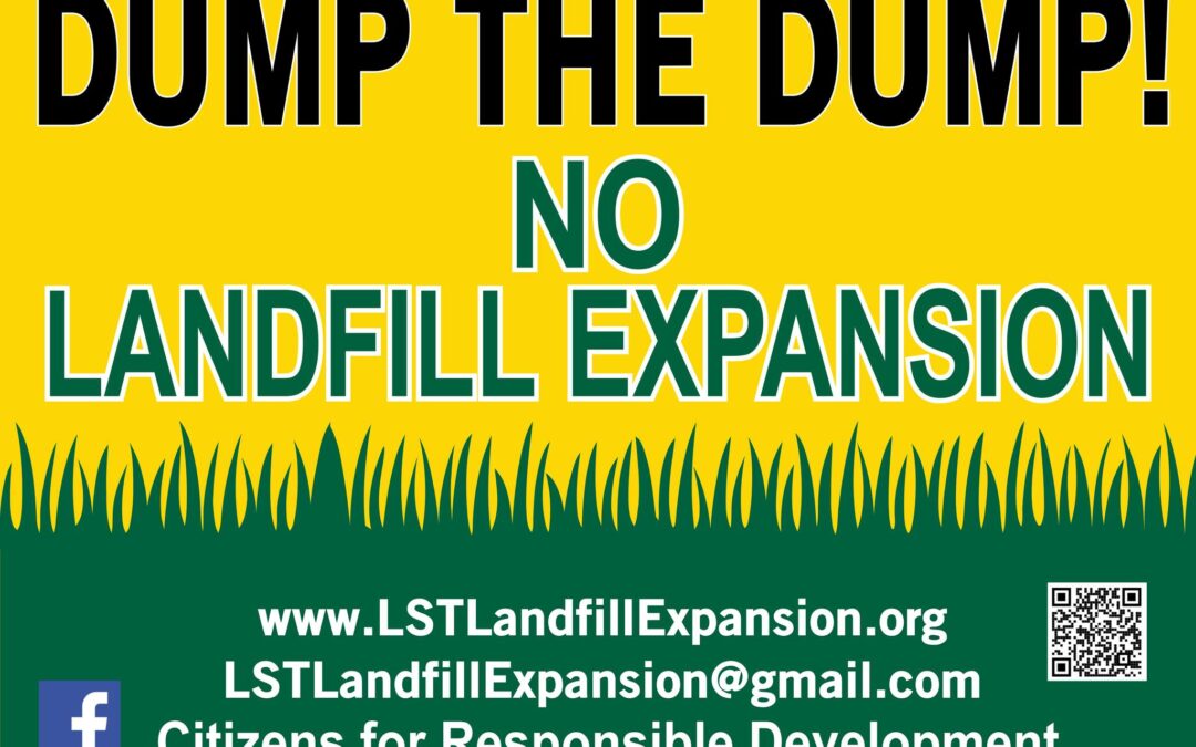 DUMP THE DUMP! Yard Signs – Order Yours Now